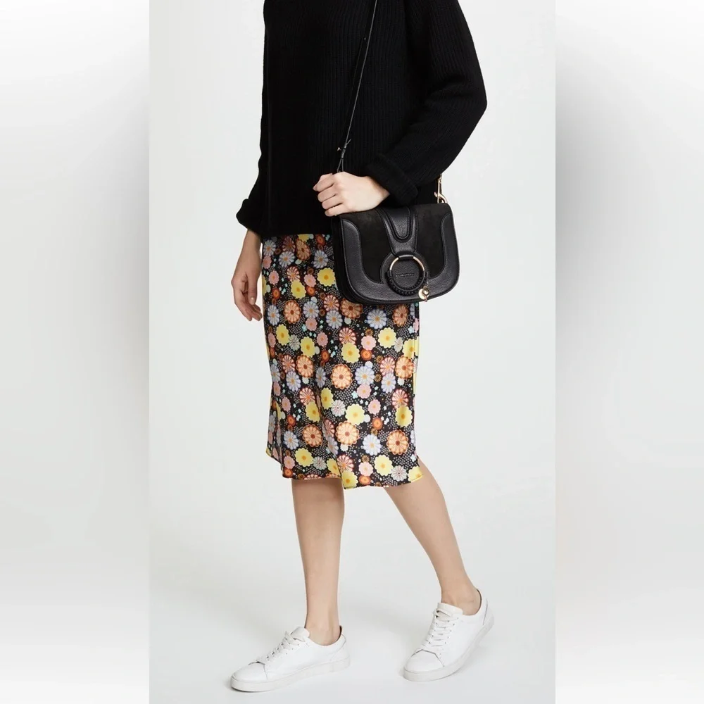 See By Chloé Hana Small Leather & Suede Crossbody